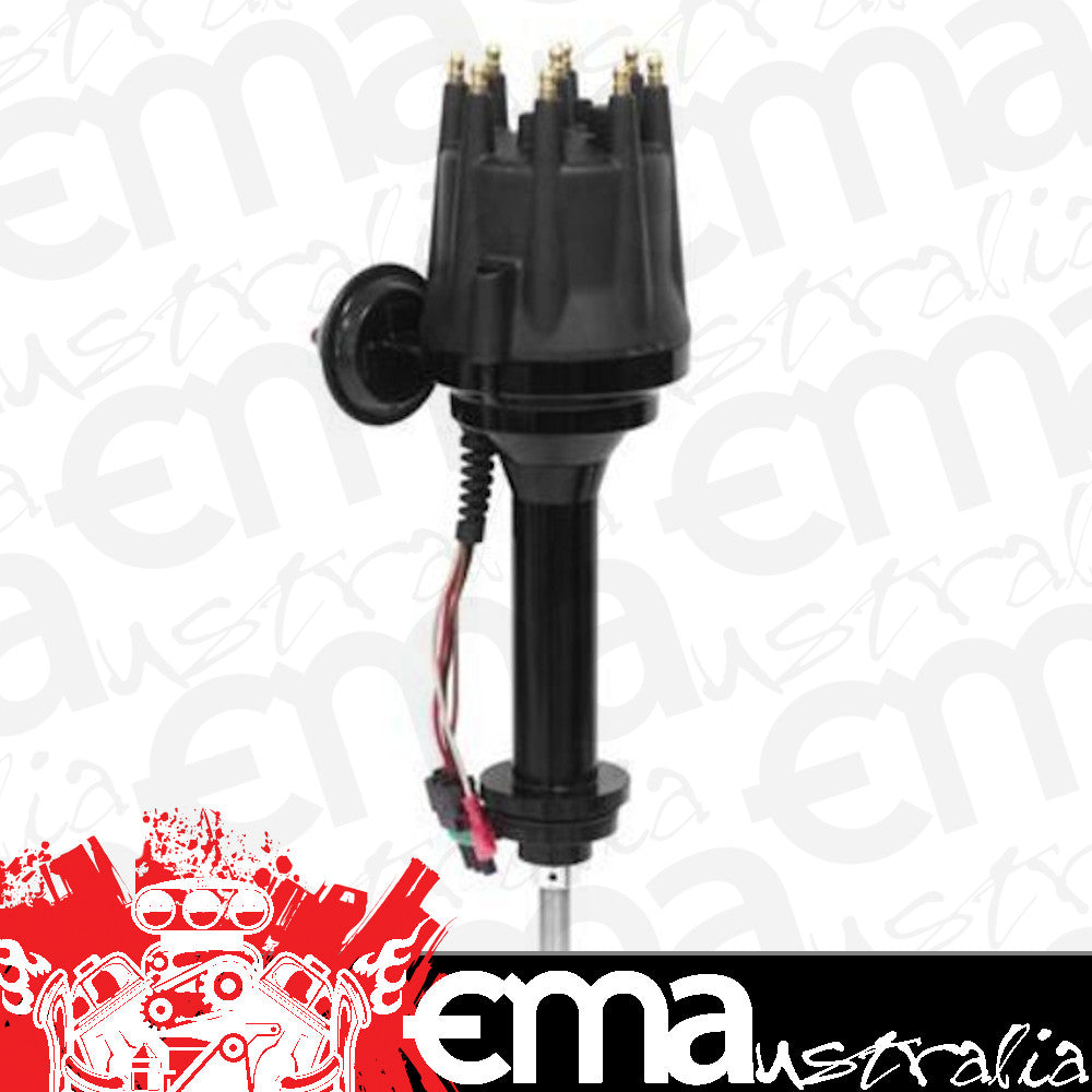 Proflow PFEID510R Distributor Billet Black Ready-to-Run Black Vacuum Advance SB For Chrysler 318 340.360