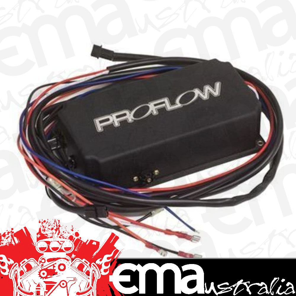 Proflow PFEIGN6420 Ignition Box Multiple Spark CDI 6AL Ignition Box 2 Rev Limiter Adjustable or Chip Smooth Top Black