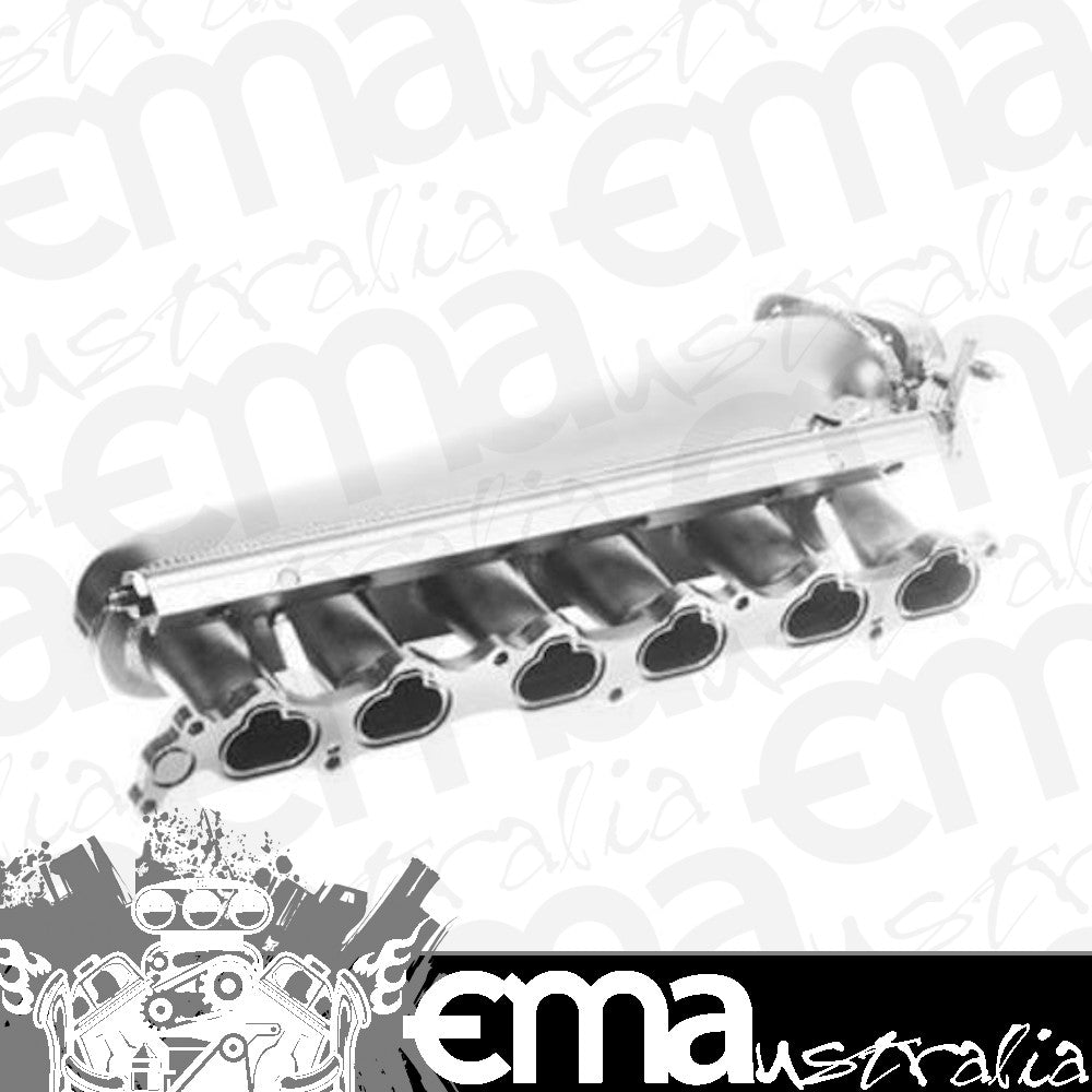Proflow PFEM67552 Intake Manifold Kit Fabricated Aluminium For Toyota 2JZGTE Turbo non VVTI Polished Inlet Plenum 90mm Throttle Body Fuel Rail Kit