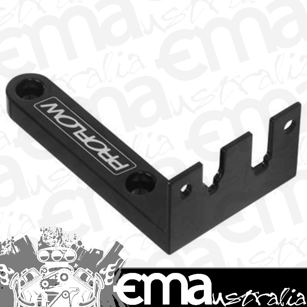 Proflow PFEM7560BK Throttle Cable Bracket For GM LS2 Intake Manifold Mount Billet Aluminium Black