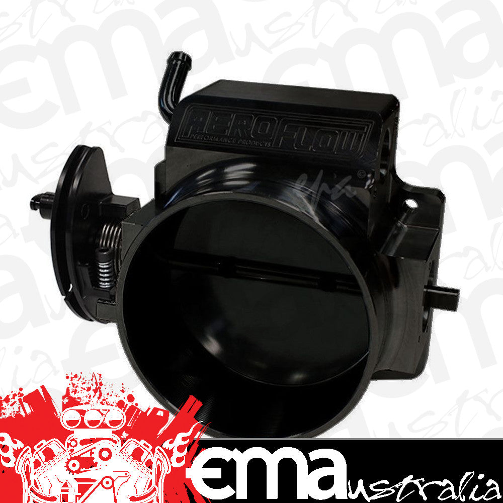 Aeroflow AF64-2070BLK GM LS 102mm Throttle Body Black Uses Std IDle & Tps