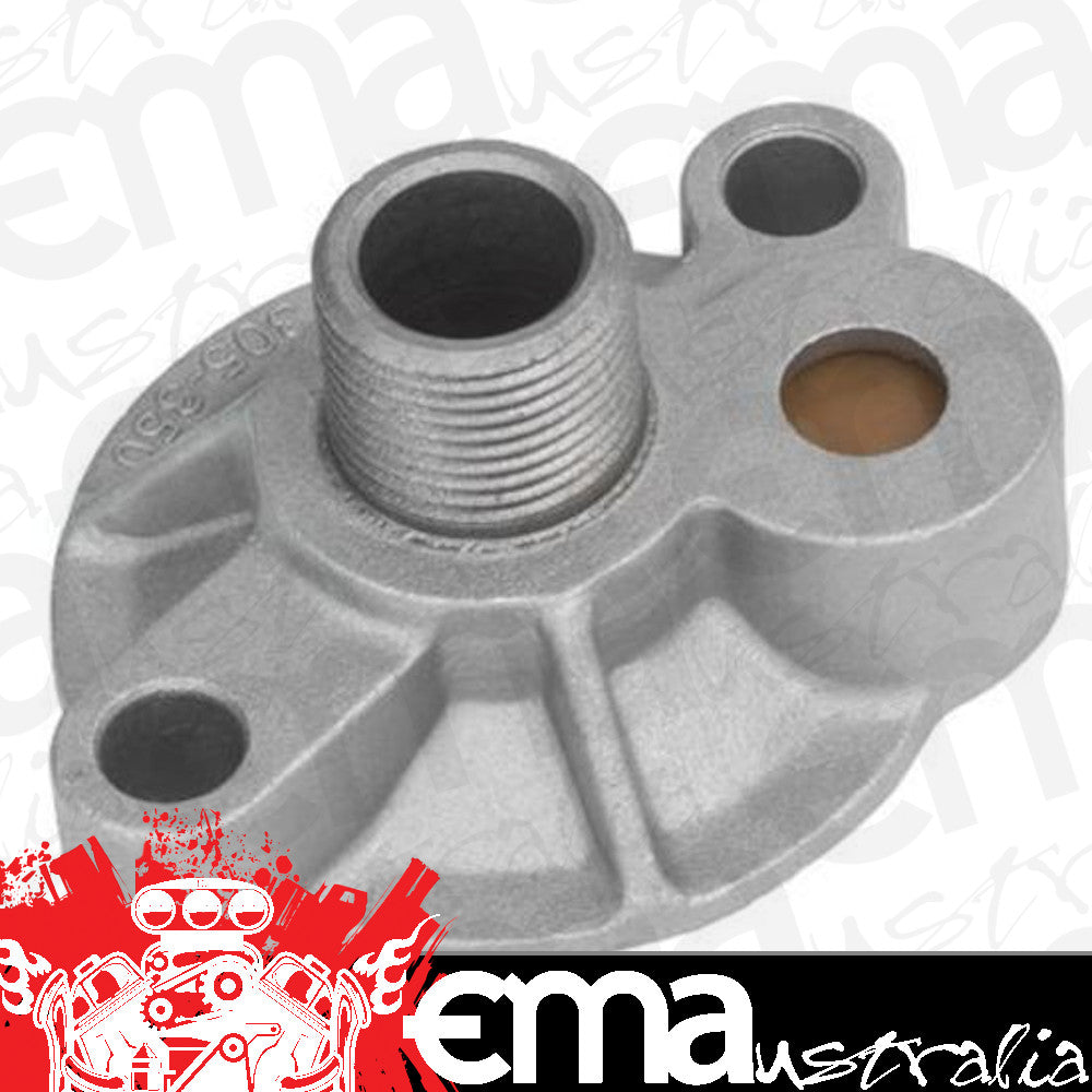 Proflow PFEOSBE Chev Adapter Oil Filter Bypass Bolt-On Aluminium Natural 13/16-16AN In. Thread