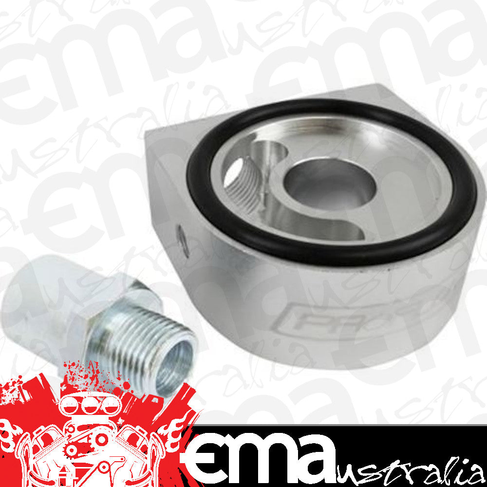 Proflow PFEOSSUNI Oil Filter Sandwich Plate Universal 13/16 3/4 M18 M20 Silver