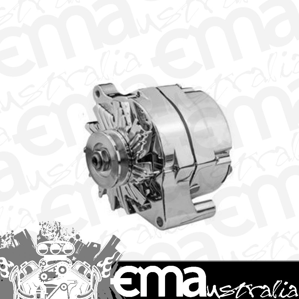 Proflow PFEPM3905 Alternator Power Spark 100 Amp External Regulator Chrome V-Belt For Ford Falcon Each