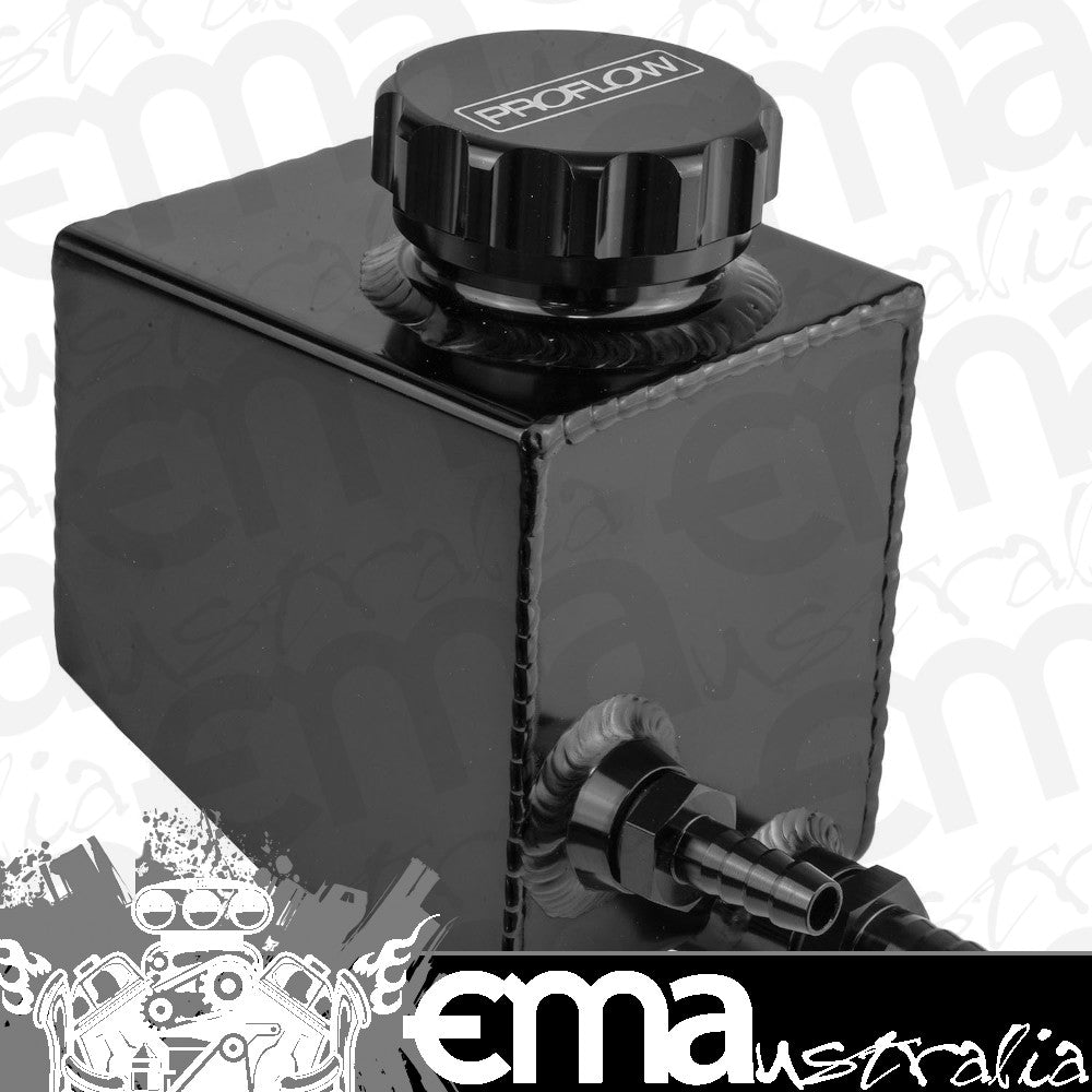 Proflow PFEPST2BK Power Steering Reservoir GM LS For Holden Commodore VT-VE Remote Fabricated Aluminium Black Anodised