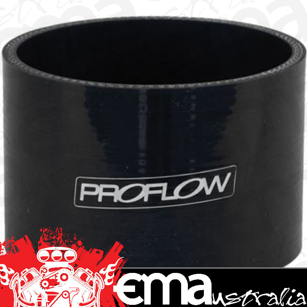 Proflow PFES101-150B Hose Tubing Air intake Silicone Straight 1.50'' Black