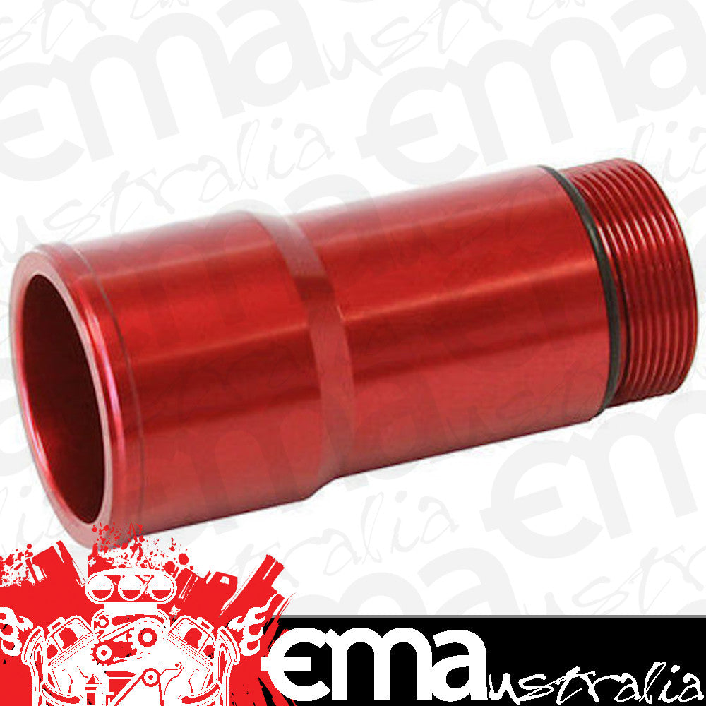 Aeroflow AF64-2081R 1.5" Radiator Hose Adapter Red Long 4.5" Length Cvr