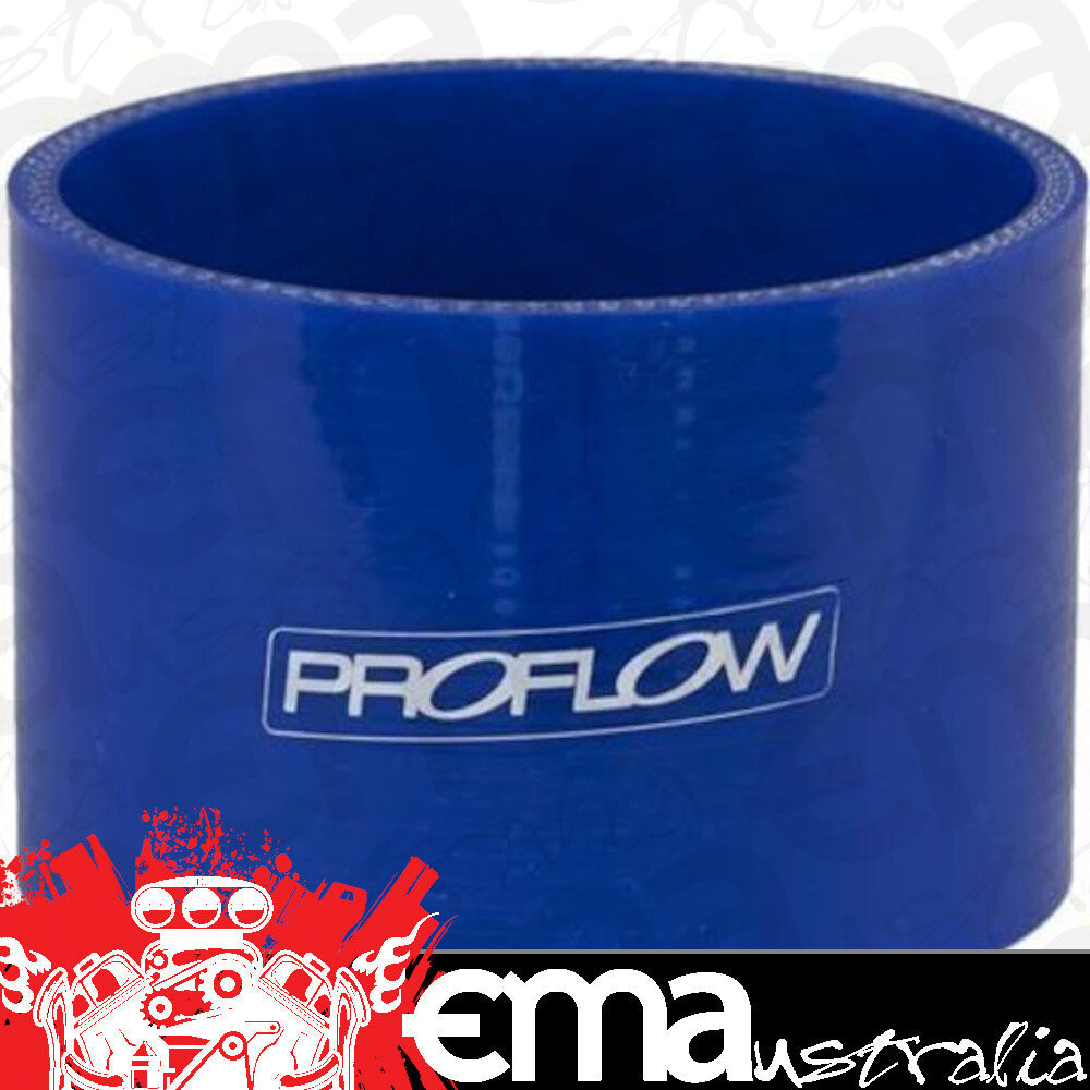 Proflow PFES101-350 Hose Tubing Air intake Silicone Straight 3.50" Straight 3" Length Blue