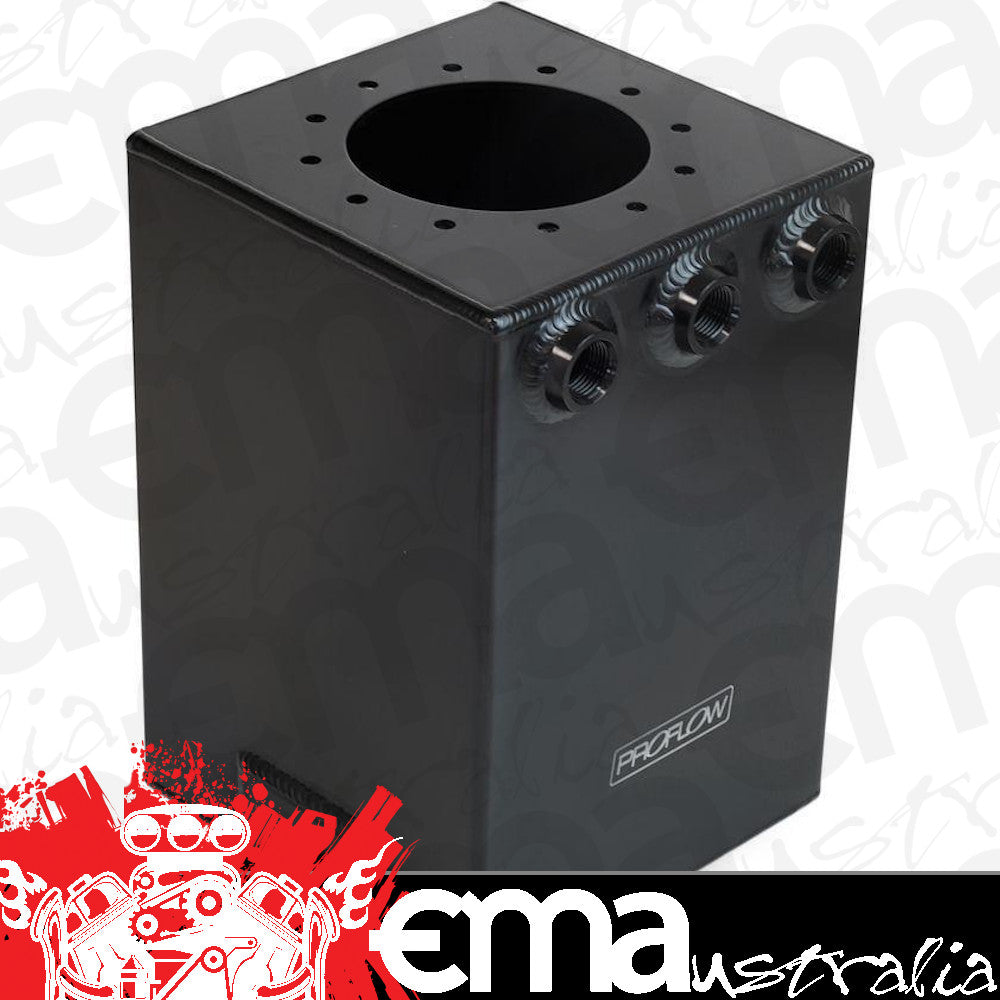 Proflow PFEST8BK Aluminium Surge Tank 5.0L Use w/PFEFCA003 Pump Carrier Black