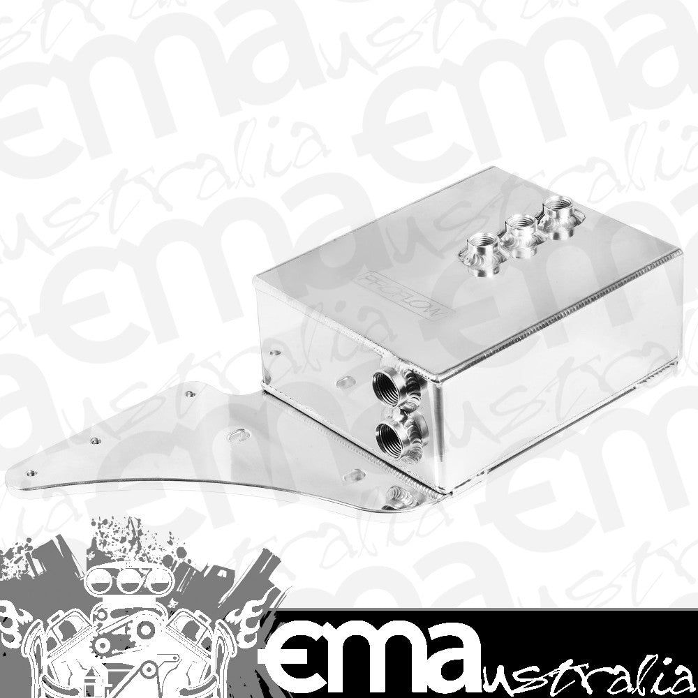Proflow PFEST9 Ford BA BF FG Aluminium Surge Tank Engine Bay Mount Polished