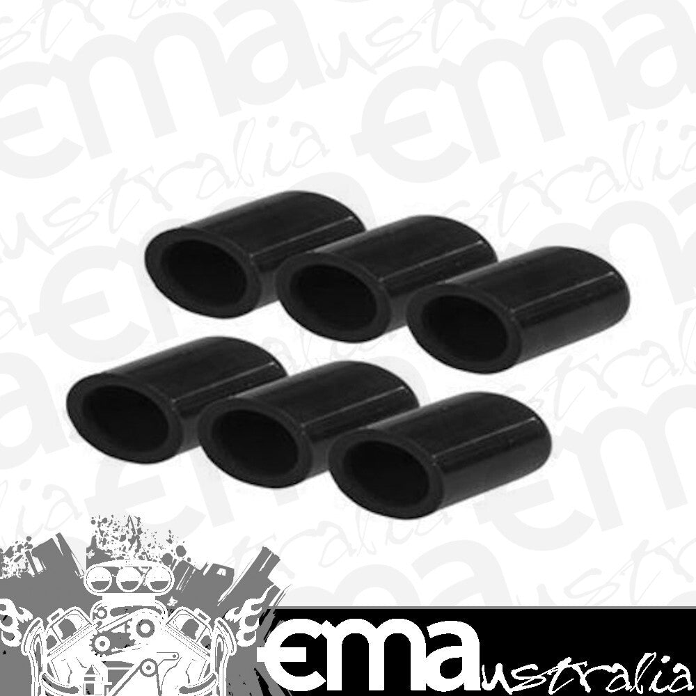 Proflow | PFESVP130 | Silicone Vacuum Port Block Off 6mm x 6pcs Black