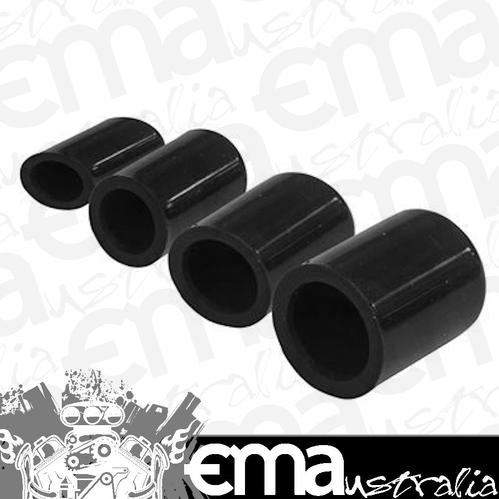 Proflow PFESVP210 Silicone Vacuum Port Block Off Kit 1/8 - 3/8 x 4pc of each size Black