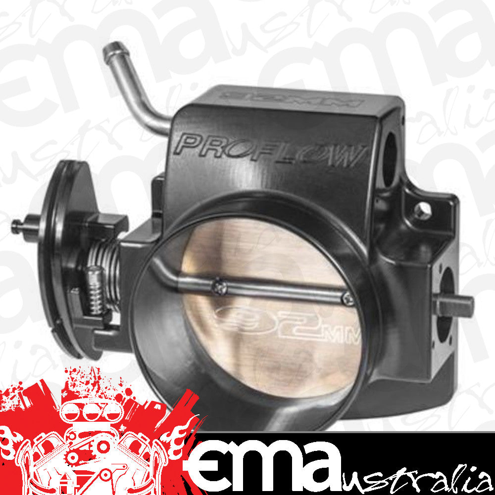 Proflow PFETBLS92BK Throttle Body 92mm Bore Size MPI For Holden Commodore LS Engines Billet Aluminium Black Anodised