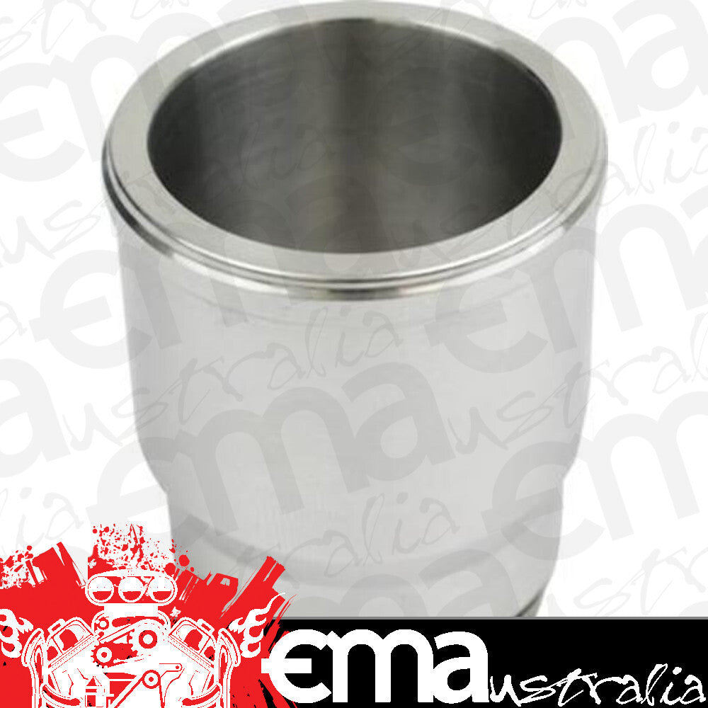 Proflow PFETH-125 Inlet Fittings Aluminium 1.250 " Hose to 1 3/16 " Straight Cut Male Silver Anodised
