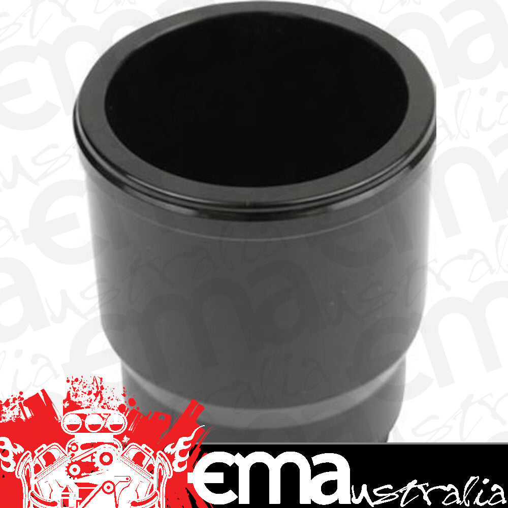 Proflow PFETH-125BK Inlet Fittings Aluminium 1.250 " Hose to 1 3/16 " Straight Cut Male Black Anodised