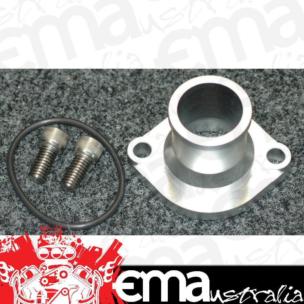 Proflow | PFETH805S | STRAIGHT ALLOY THERMOSTAT HOUSING SILVER SUIT Ford 302-351C V8