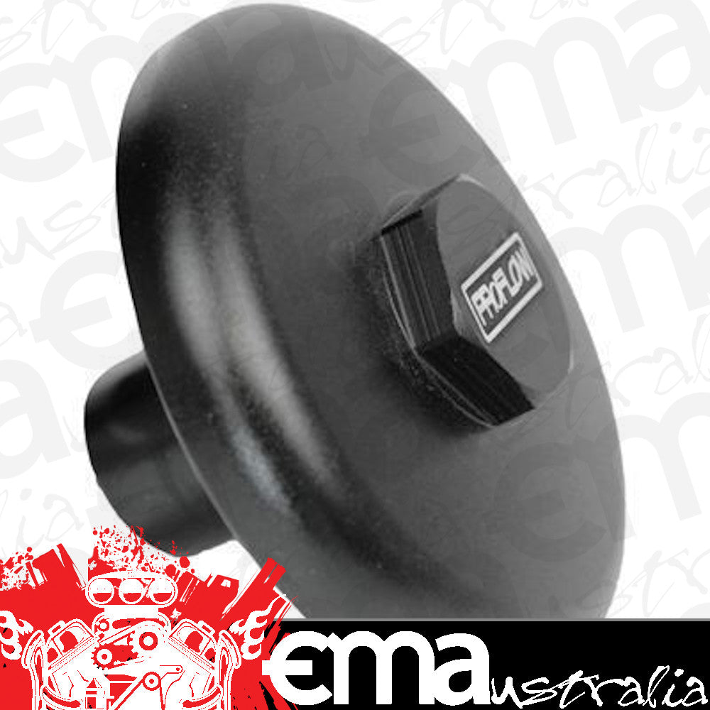 Proflow PFETOP4BK Oil Filter Sandwich Block Off Plate Aluminium For Holden V8 13/16 -16 Black