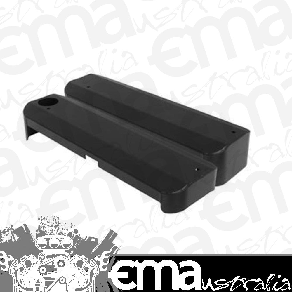Proflow PFEVC-628 Ignition Coil Covers LS Fabricated Aluminium Black Powder Coated LS1/LS2 Pair