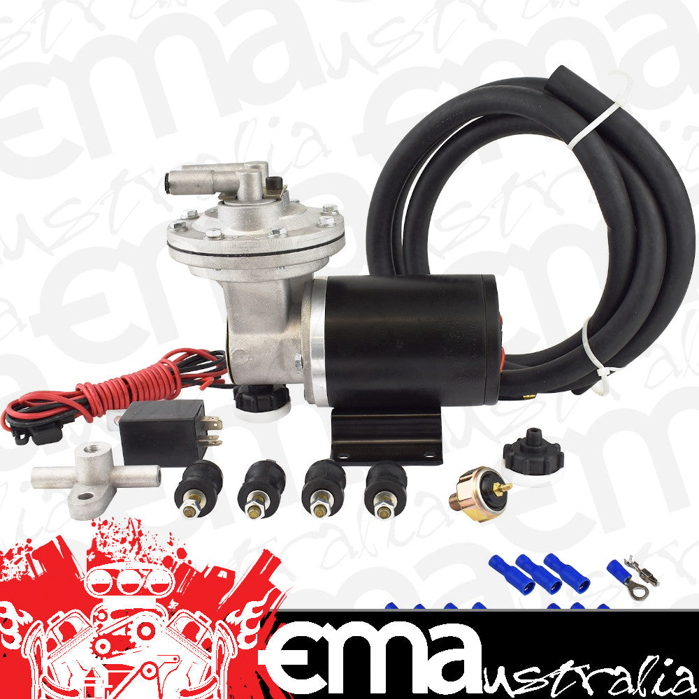 Proflow PFEVP1000 Universal Compact Electric Brake Vacuum System 12v Complete Street Pump kit