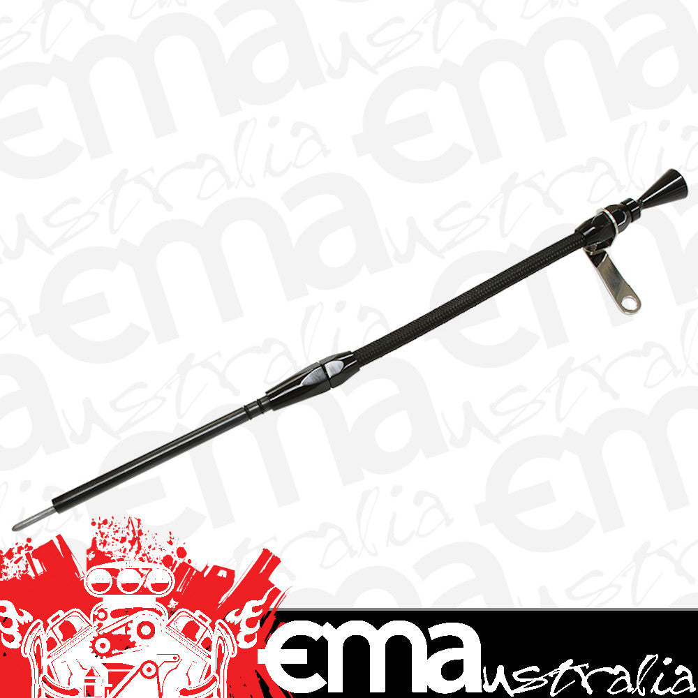 Aeroflow AF64-2109BLK Sb Chev Engine Dipstick Late Model Drivers Side Black