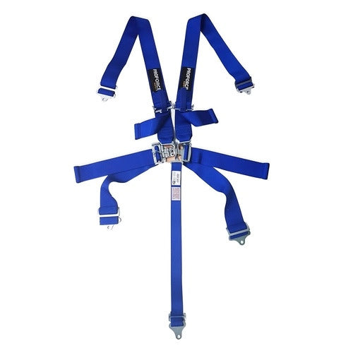 Proforce Safety | PFS-6000BU | 5 Point Latch & Link Pro Racing Harness Blue