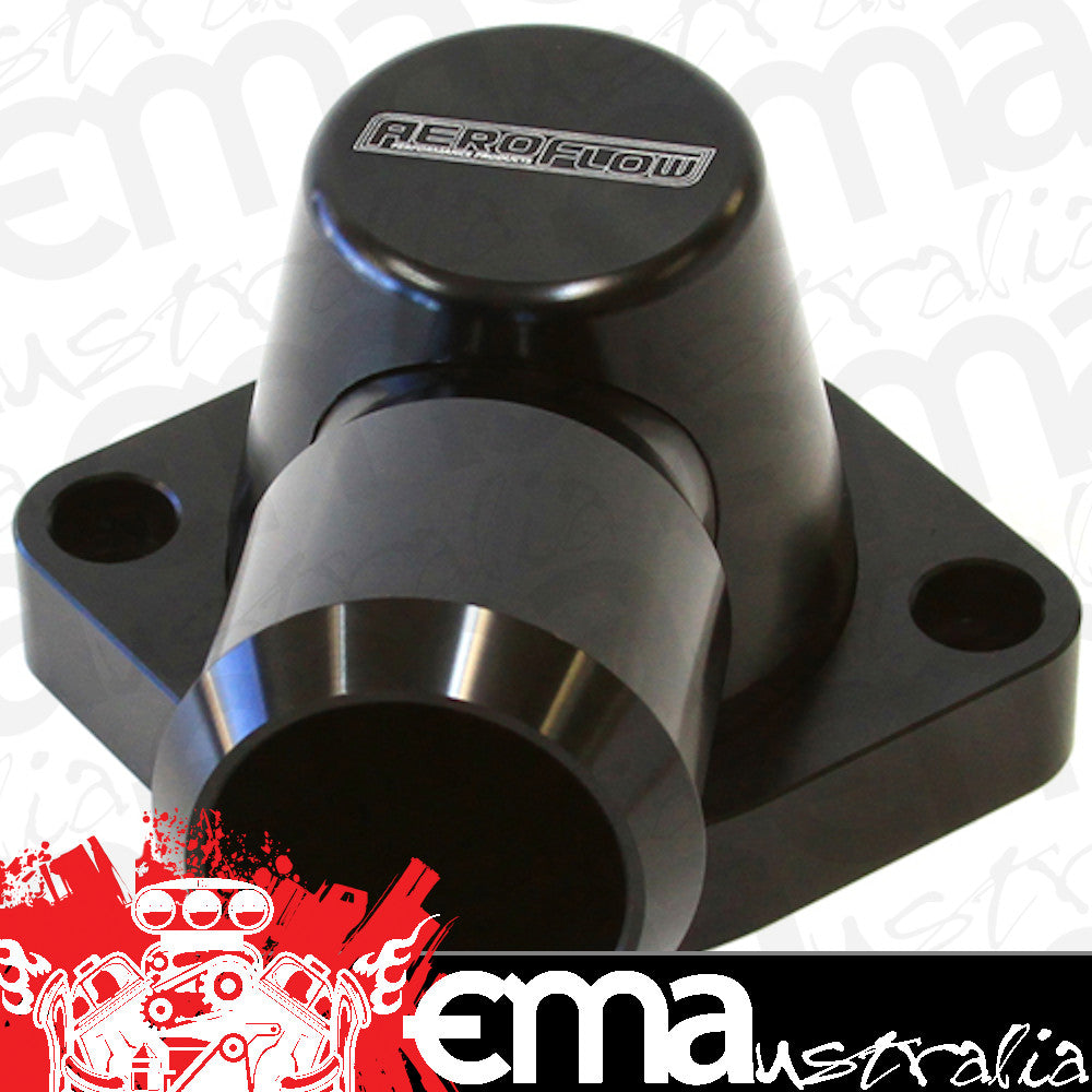 Aeroflow Performance Products AF64-2115BLK Billet Thermostat Housing Black Swivel LS3 Only