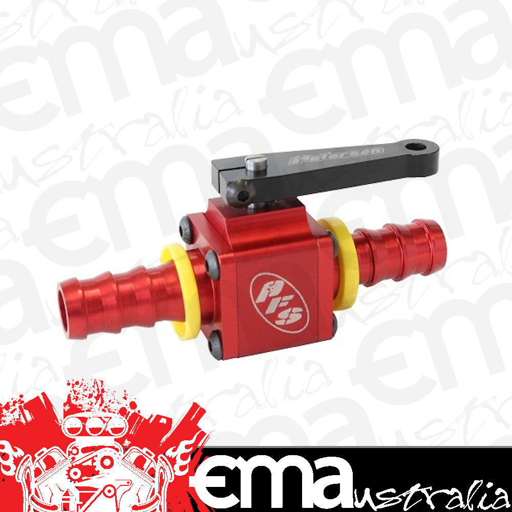 Peterson PFS09-0962 Large Body Inline Ball Valve -12 AN To -12 AN Male Push-On