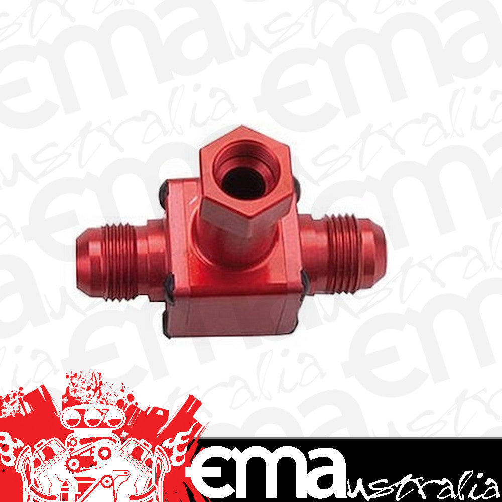 Peterson PFS09-1940 Inline Temp Port Assembly -10 AN Male With 5/8-18 Port