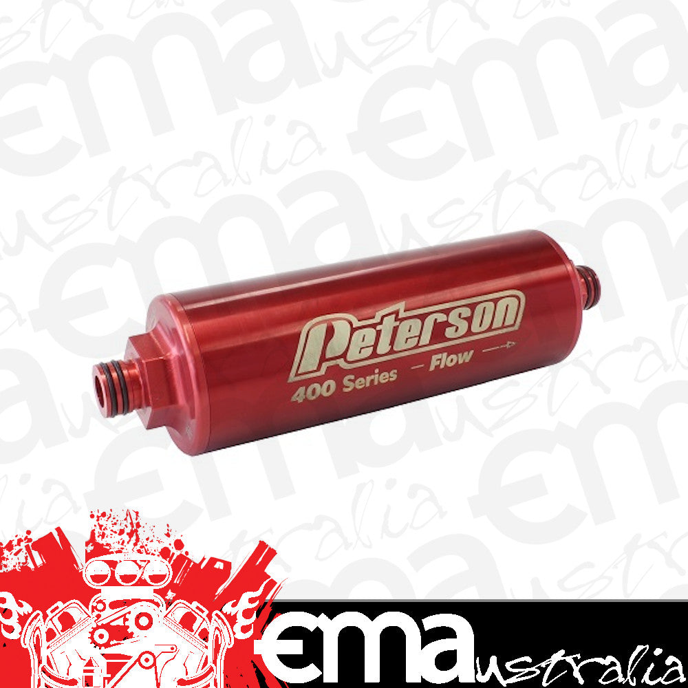 Peterson PFS09-3437 400 Series Inline Oil Filter -10 Wiggins 75 Micron Filter Without Bypass 7" x 2.5"