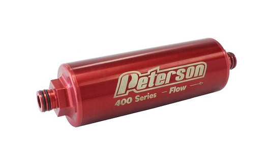 Peterson PFS09-3437 400 Series Inline Oil Filter -10 Wiggins 75 Micron Filter Without Bypass 7" x 2.5"