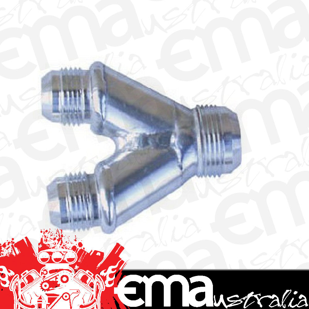 Peterson PFS10-0017 Aluminium Tube Y-Manifold -12 to -10 -10 AN