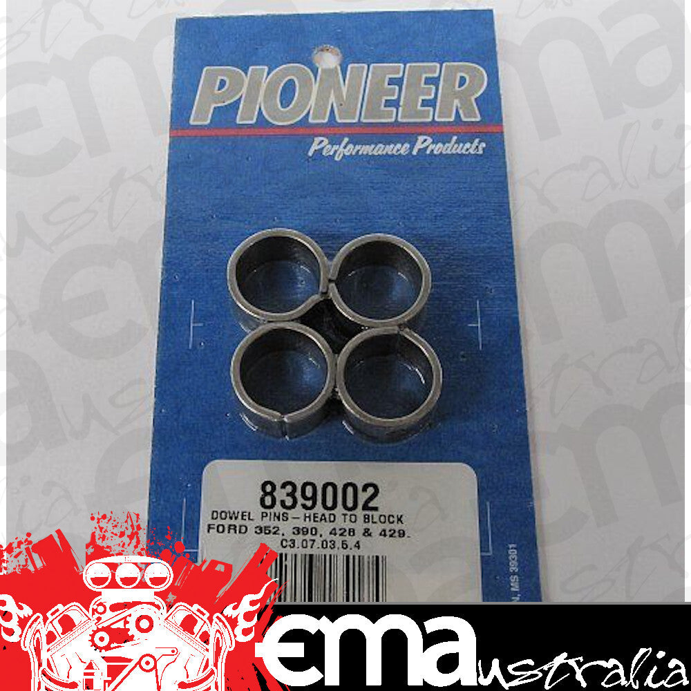Ford Big Block 385 Series 429/460ci V8 Engine Head to Dowel Set Pi839002 suit BB 429/460 4 Pack Pioneer PI839002