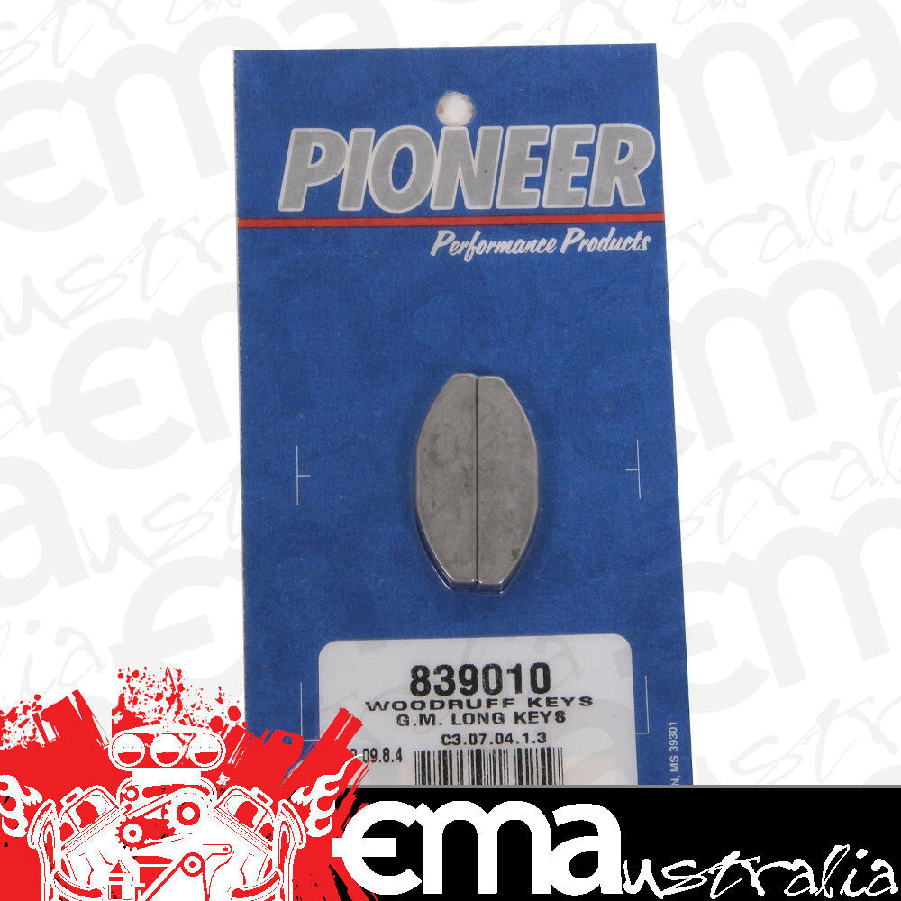 Pioneer PI839010 Crankshaft Key 3/16"W x 1.375"L x 0.400"D 2Pk suit Chev SB