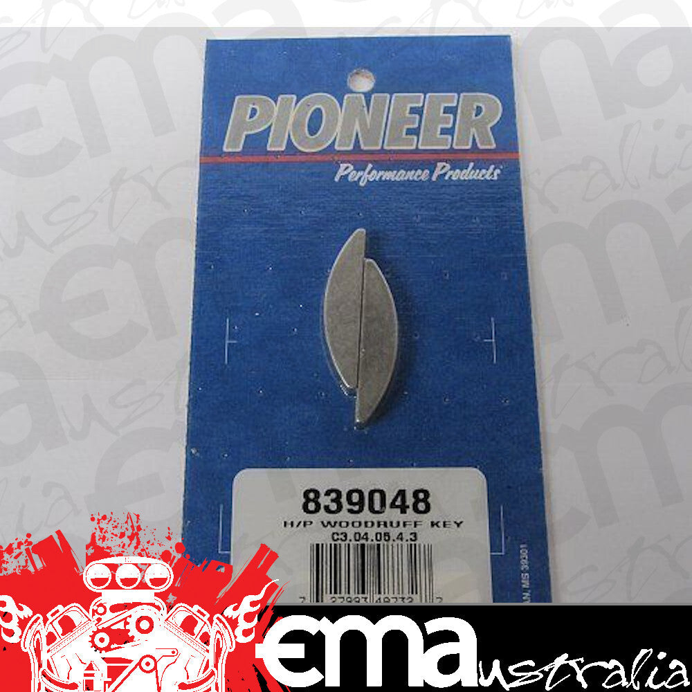 Pioneer PI839048 Crankshaft Key 3/16"W x 1.375"L x 0.300"D 2Pk suit Ford 302W