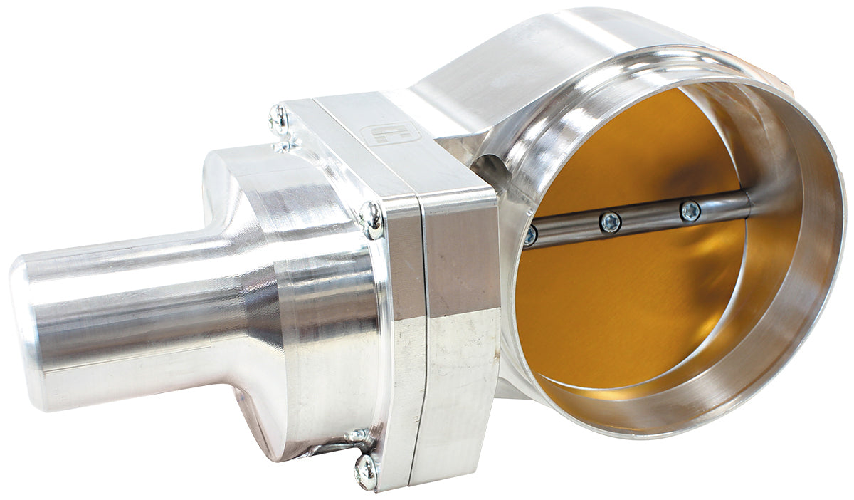 Aeroflow AF64-2134 GM LS 102mm Throttle Body Silver Fly By Wire