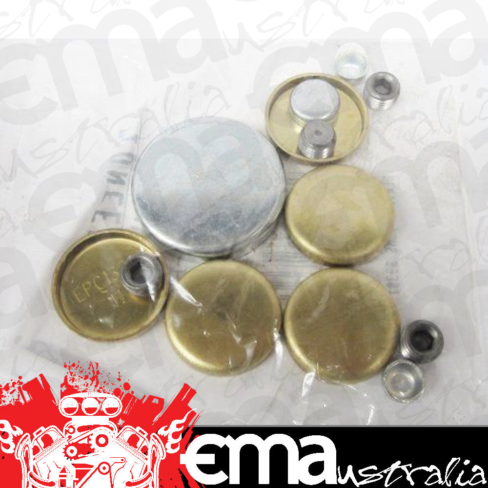 Pioneer PIPE-108-BR Brass Welsh Plug Kit suit Ford 221-351 Windsor V8