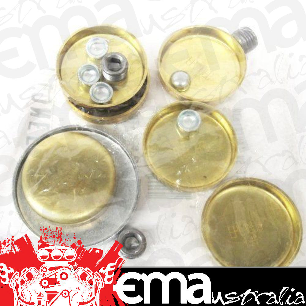 Pioneer PIPE-110-BR Brass Welsh Plug Kit suit Ford BB Fe 332-428Ci V8