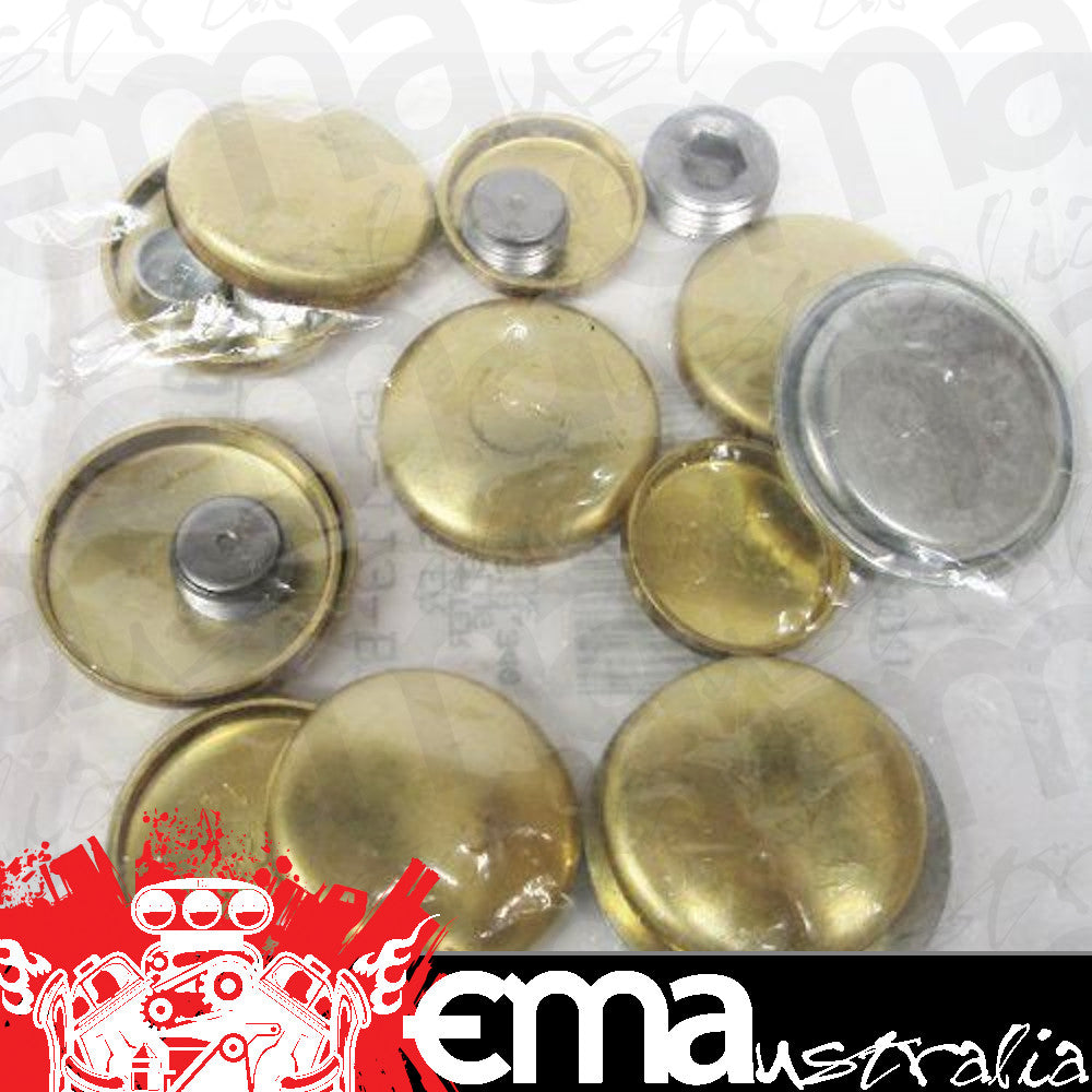 Pioneer PIPE-113-BR Brass Welsh Plug Kit suit Chrysler SB 273-360Ci V8