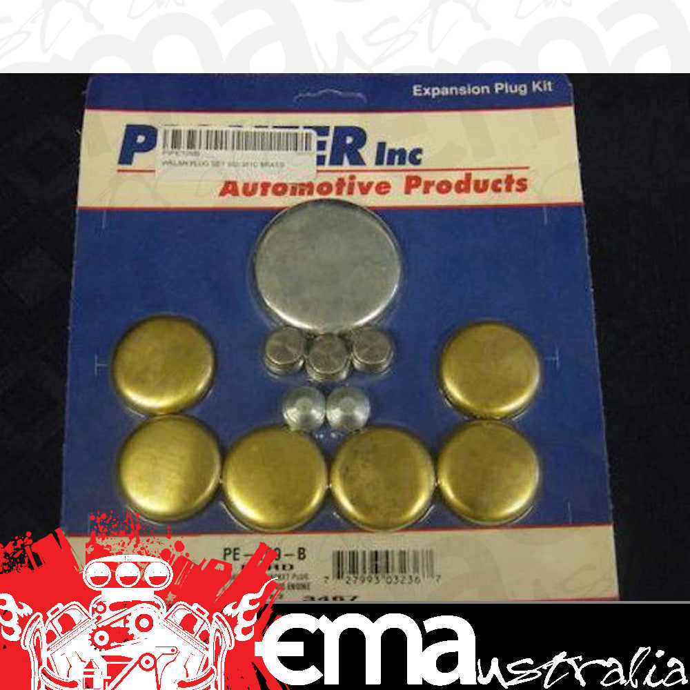 Pioneer PIPE109B Brass Welsh Plug Kit Ford 302 351 Clev