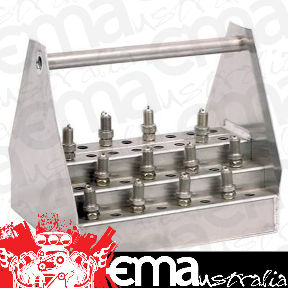 Pit Pal PIT-230 Junior Spark Plug Caddy Holds 48 Plugs 10.5"W X 9"H X 8.25"D