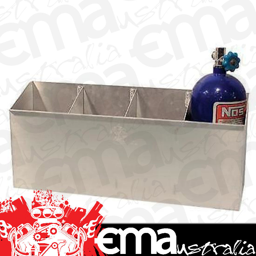 Pit Pal PIT-251 4 Bay 10Lb Nitrous Bottle Rack 29.5"W X 13"H X 7.25"D