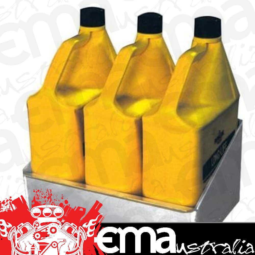 Pit Pal PIT-316 Wall Mount Shelf Designed For 3 X 3.8Ltr Oil Bottles 14"W X 8"D