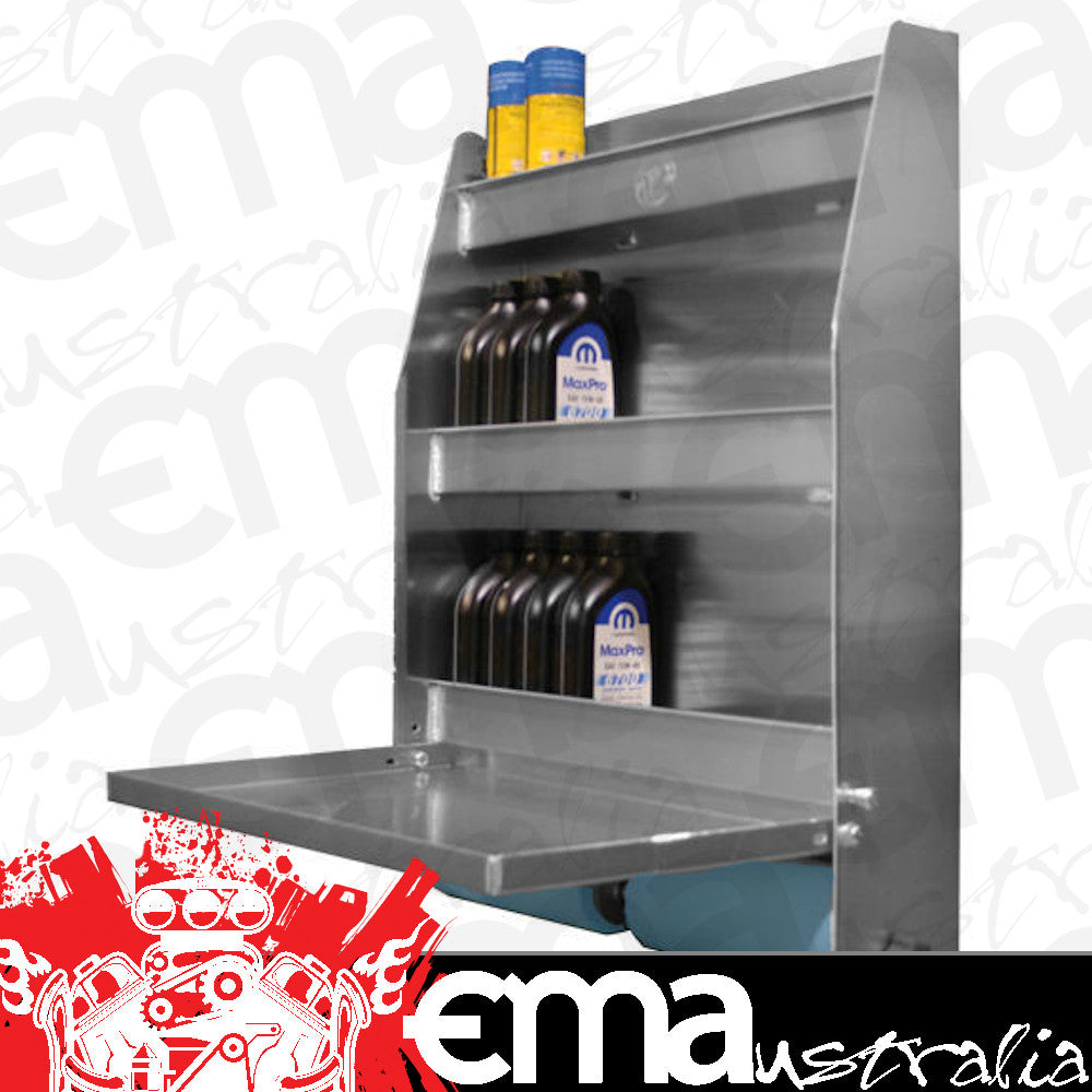 Pit Pal PIT-320A Deluxe Trailer Cabinet w/ Fold Down Tray 27"W X 32"H X 6.75"