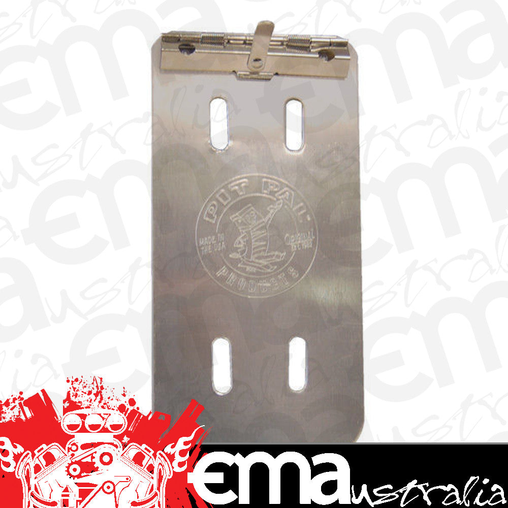 Pit Pal PIT-780 Removable Aluminium Clipboard 4"W X 10"H X 1/2"D