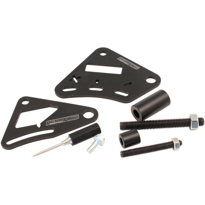 Aeroflow AF64-2161BLK Billet GM LS2 Timing Pointer Suits 6.75" and 7.50" Harmonic Balancer, Black Finish