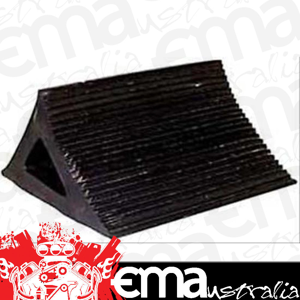 Pit Pal PIT-DR800 Large Moulded Rubber Wheel Chock Wedge