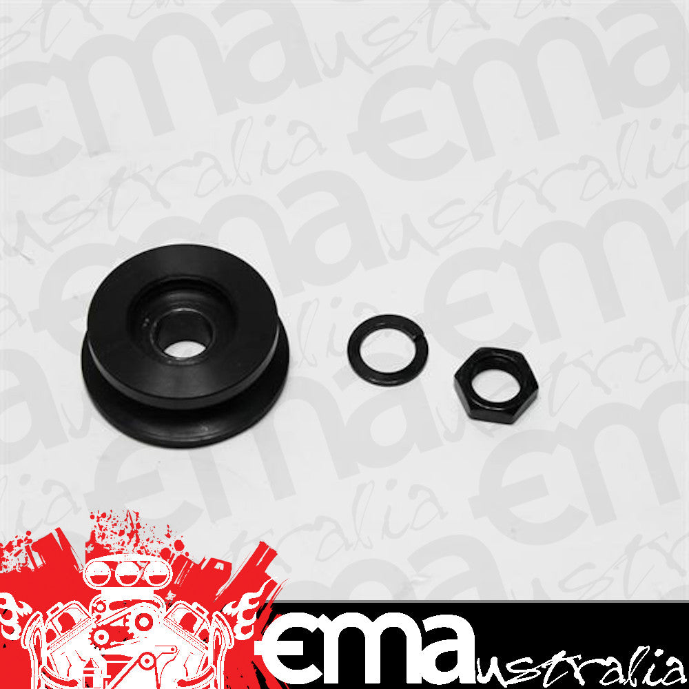 Universal Black V-Belt Alternator Pulley Bolt-On 3/8" Wide x 2.35" O.D Powermaster PM178