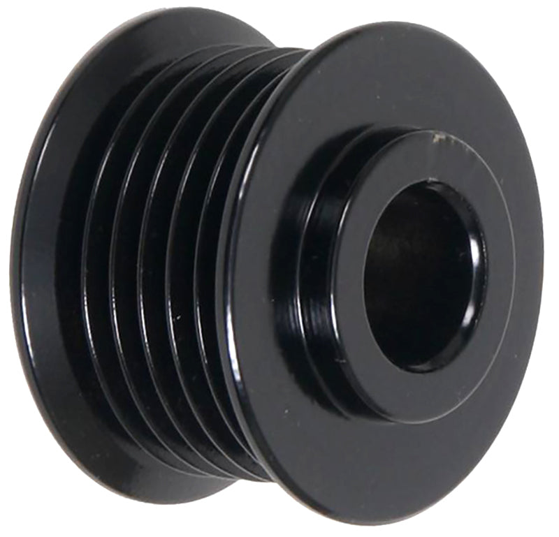 Powermaster PM179 Black Alternator 6 GroOve 2"