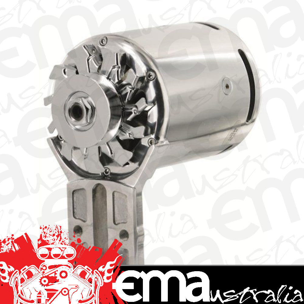 Powermaster | PM282011 | Powergen 90Amp Alternator Polished suit Ford Flathead 39-48