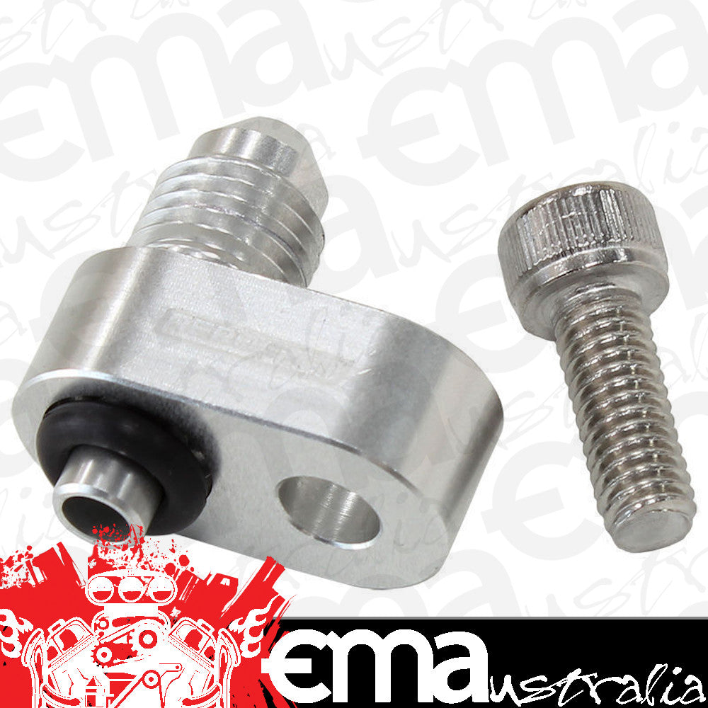 Aeroflow AF64-2186 Holden / Chev LS Water Cross- Over Adapter -4AN Male Nipple